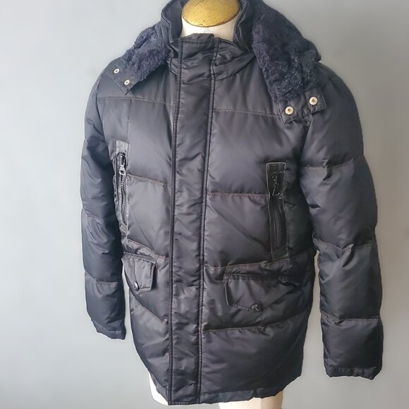 Meters/bonwe City Meters Arctic Parka/ Hooded Nylon Puffer/ Size L - Picture 2 of 11